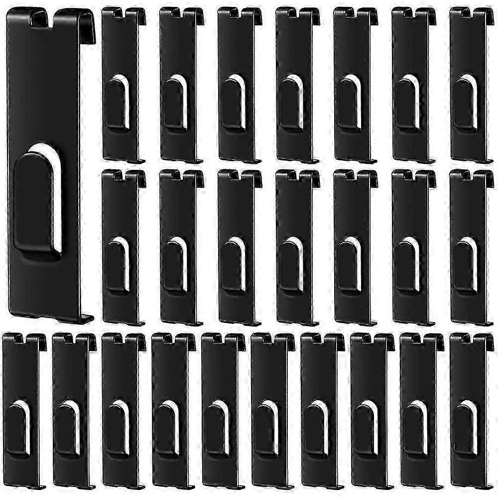 25Pcs Gridwall Hooks Hangers,Grid Panel Hooks Grid Wall Hook Grid Wall Accessories Wire Grid Hook Grid Shelf Hooks