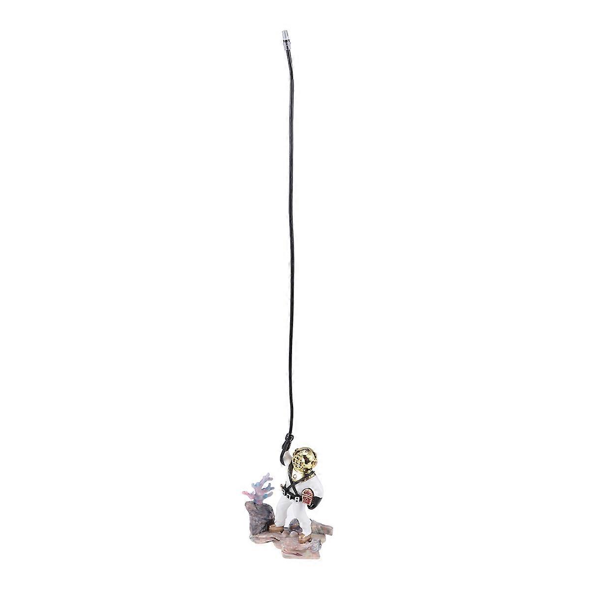 Wear-Resistant Aquarium Decor Delicate Diver Little Fish Tank Ornament for Hiding Spot for Small Animals 1Set