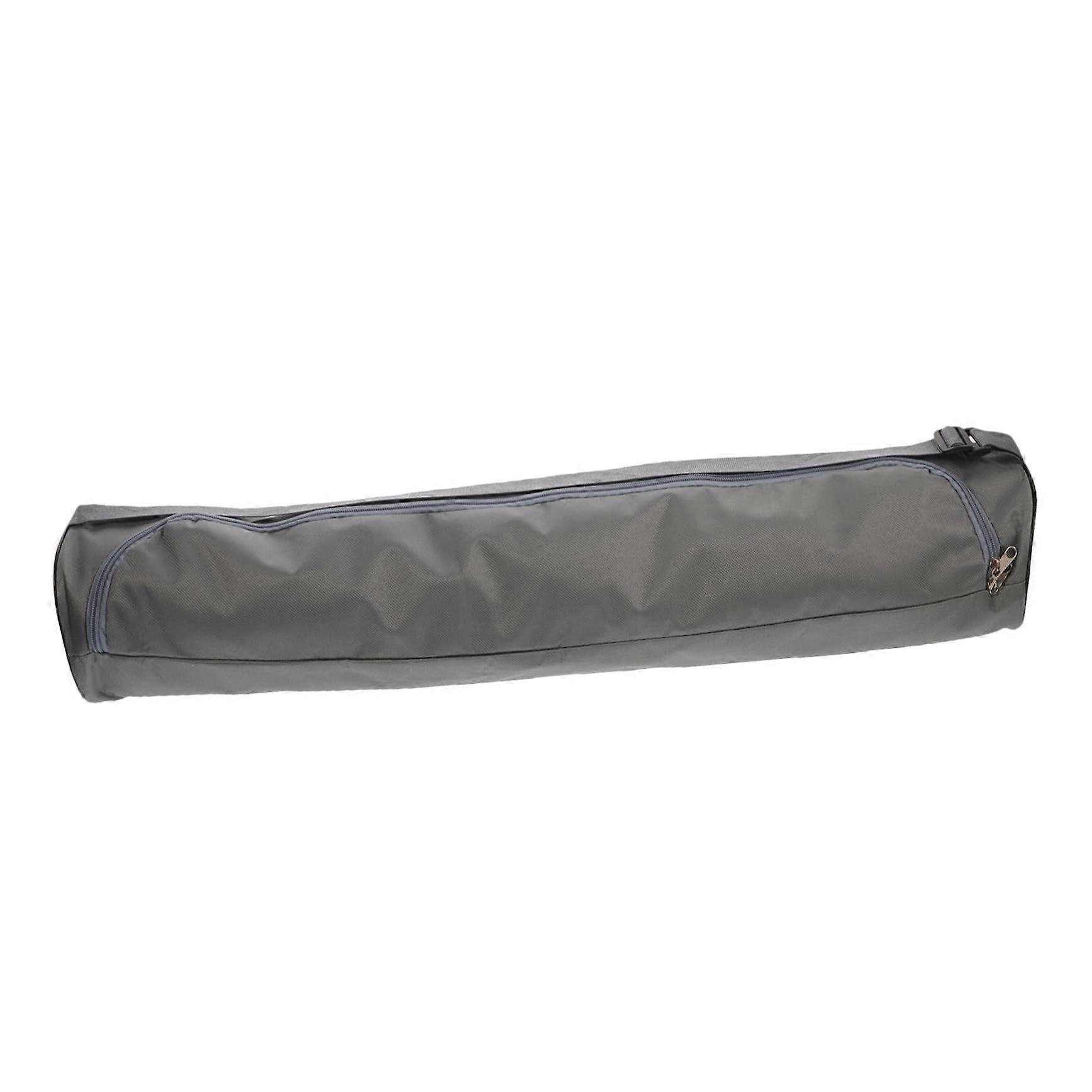 Cylindrical Yoga Mat Carry Bag Adjustable Shoulder Strap for Easy Handling Material Fashionable Design and for Fitness