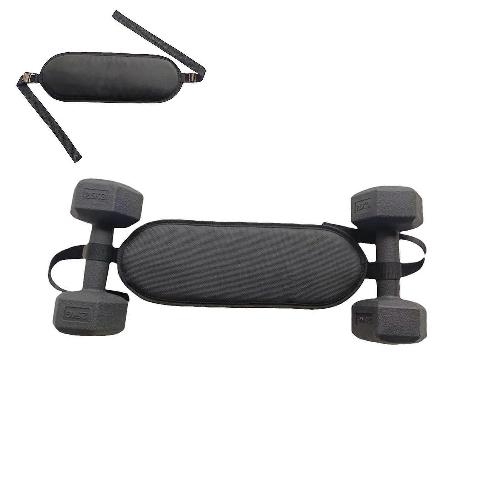 Hip thrust belt butt bridge weight belt nonslip support with strap and padding for glute strengthening leg exercises squats training in the gym