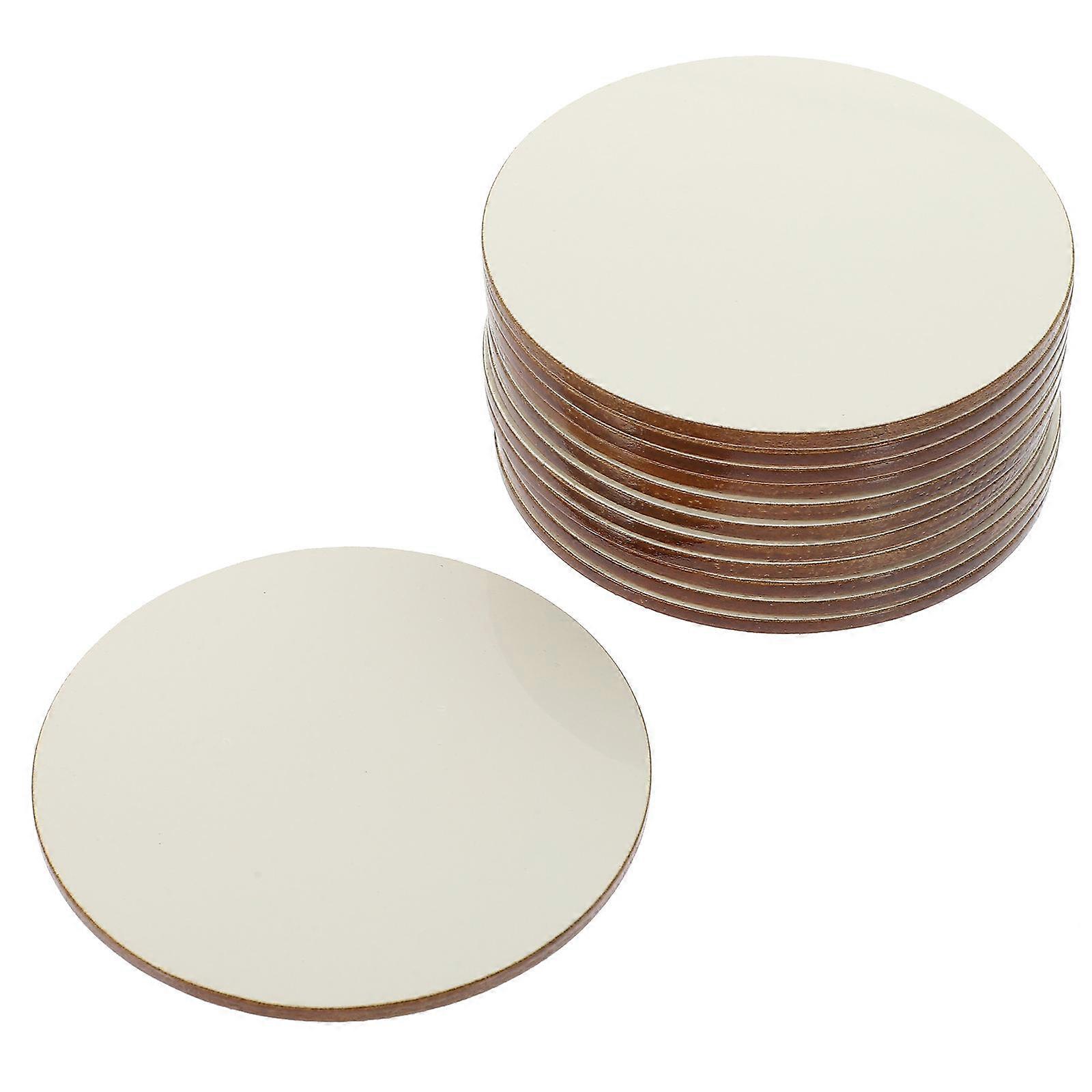 12pcs Sublimation Blank Coasters for DIY Crafts, Printable Cup Mats, Durable Heat Transfer Coasters for Drinks, Ideal for Personalization and Gifting