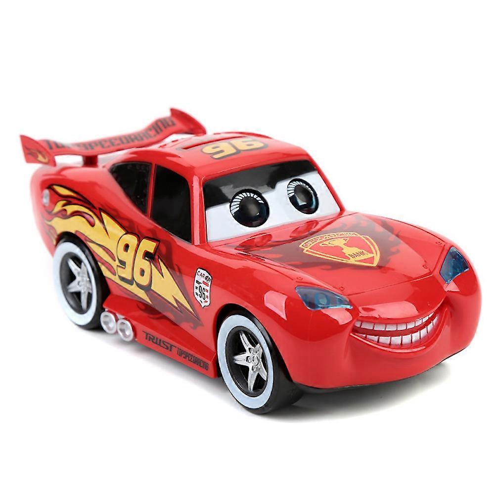 赤いレーシングカー貯金箱子供大人安全なお金銀行貯金コイン現金楽しいギフト