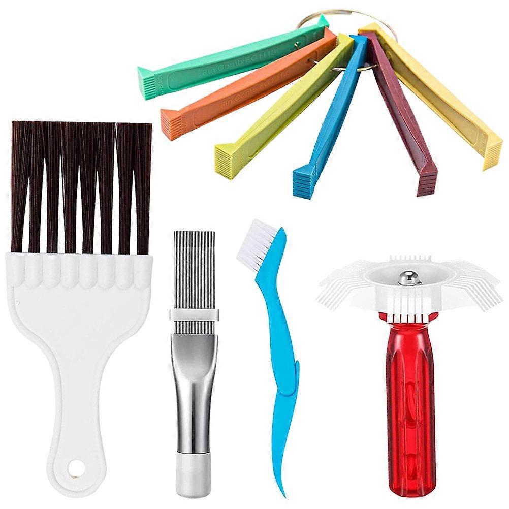 Fin Brush Condenser Brushes Fin Combing Tools Radiator Cleaners Kitchen Cleaning 1Set