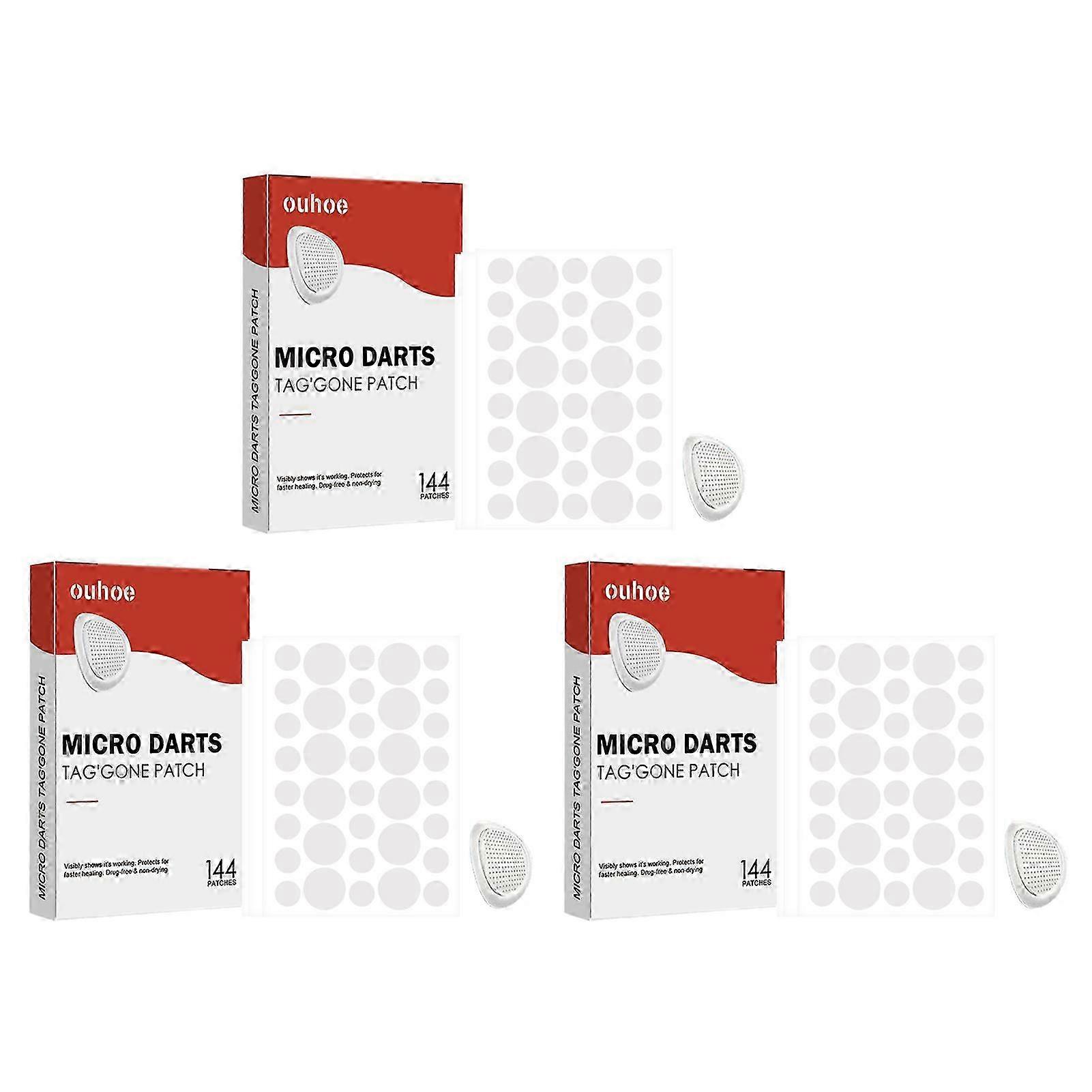 Geschikt voor Effortless Microdarts Tag-Gone Patches-JC