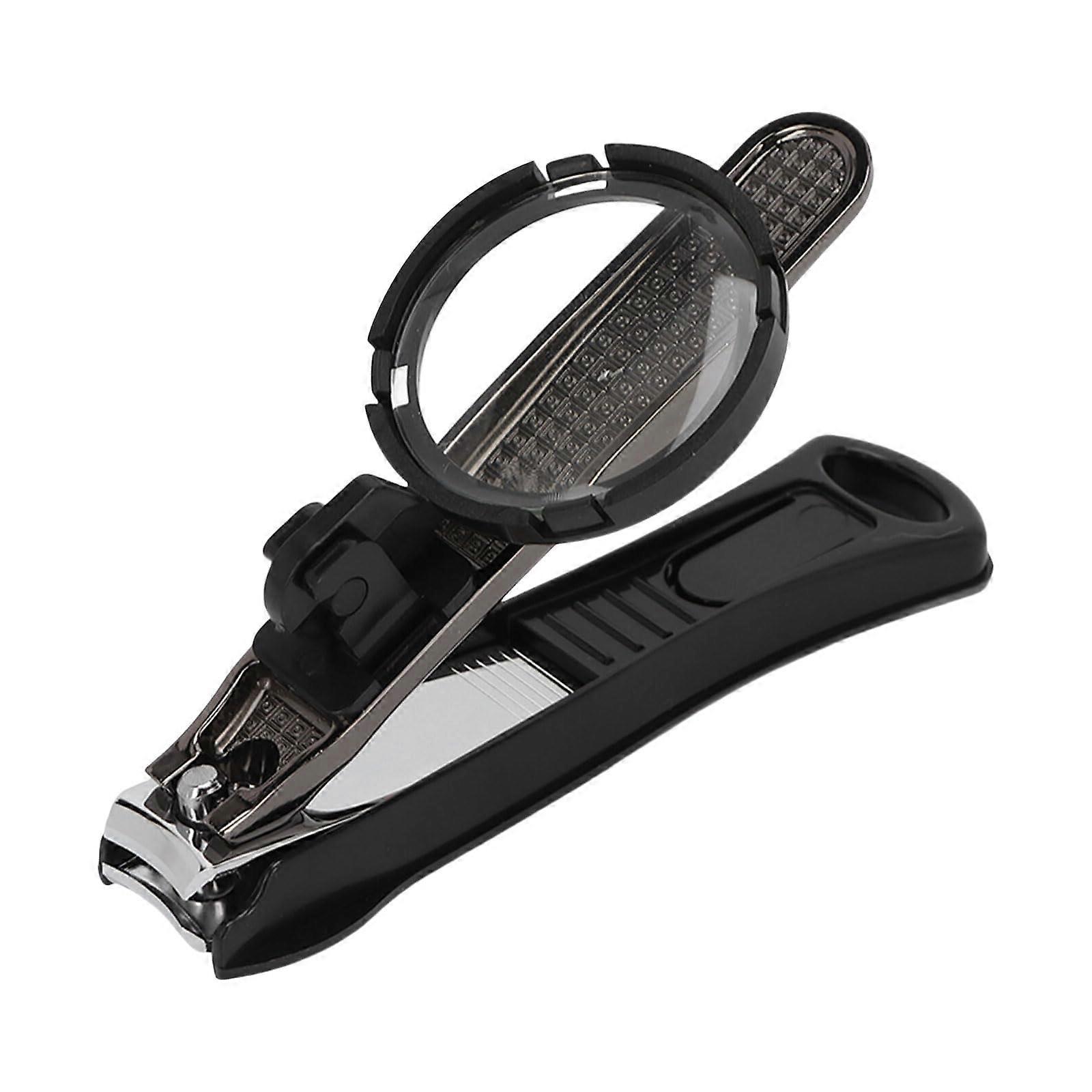 Nail Trimmer For Fingernails And Toenails With Magnifier Glass Portable Beauty Tool Precise Cutting