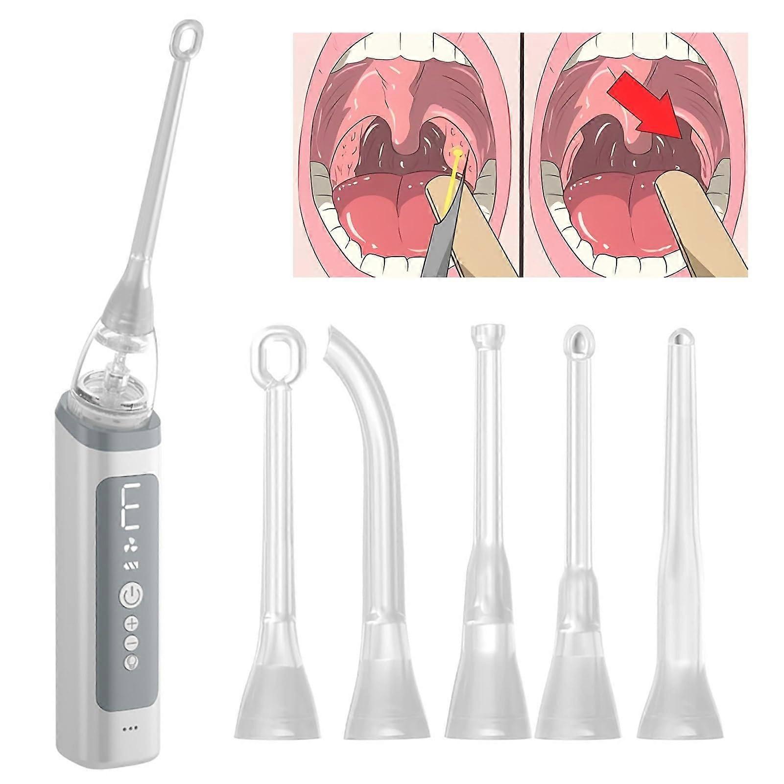 Tonsil Stone Remover 3-Stage Suction Power Instant Suction Tool Model 009 Tonsil Stone Cleaner Easy To Use For Oral Care