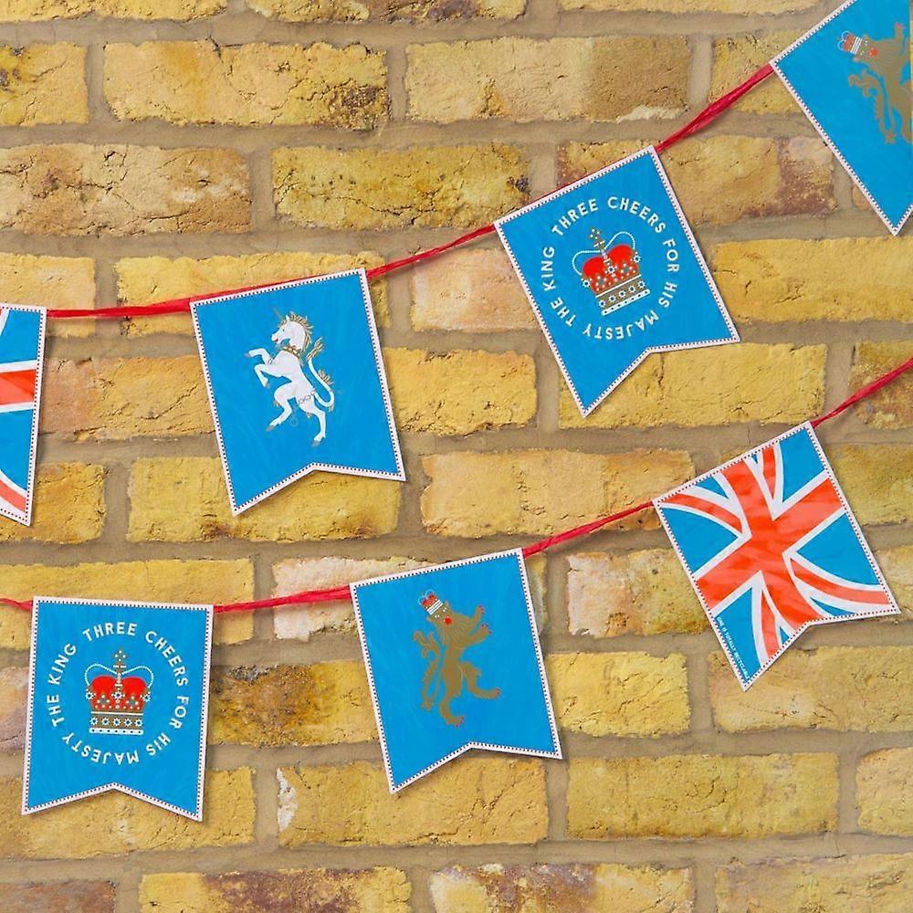 Right Royal Spectacle Coronation Paper Bunting - 3m