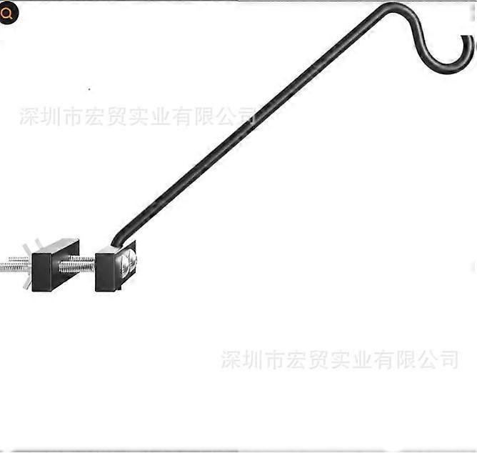 Bird Feeder Hanger: Heavy Duty 17 Inch Deck Hook for Railing - Rotary and Weather Resistant Steel Swivel Hanger for Bird Feeder Wind Chime and Flower 