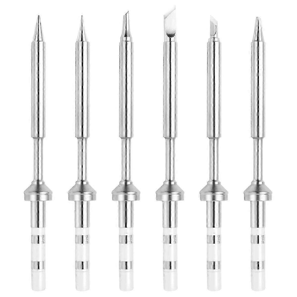 6Pcs for Pinecil TS100 Soldering Iron Tips Replacement,Mini Portable