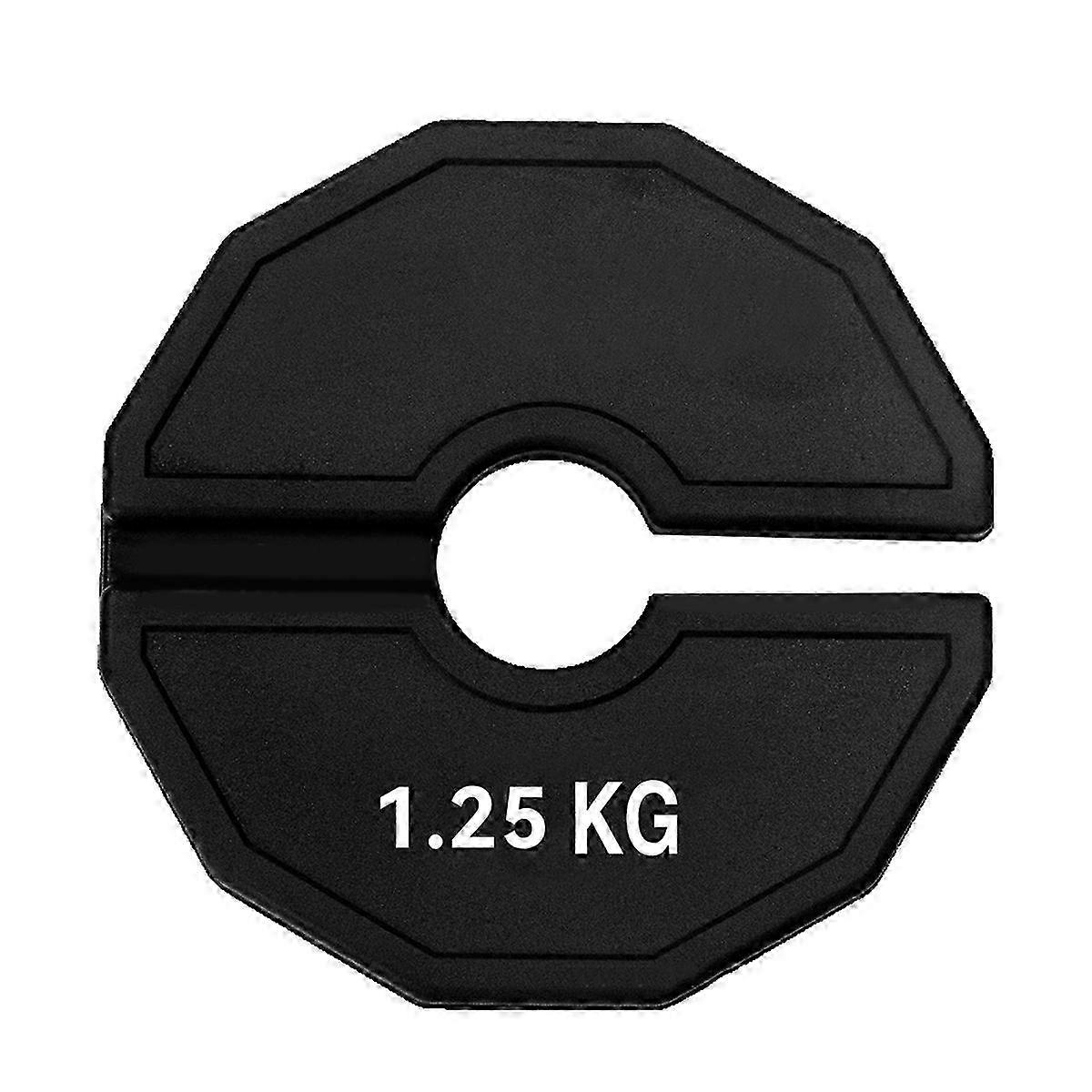 Add-on Change Black Rubber Fractional Weight Plates for Gym Micro-Plates Dumbbell 1.25kg