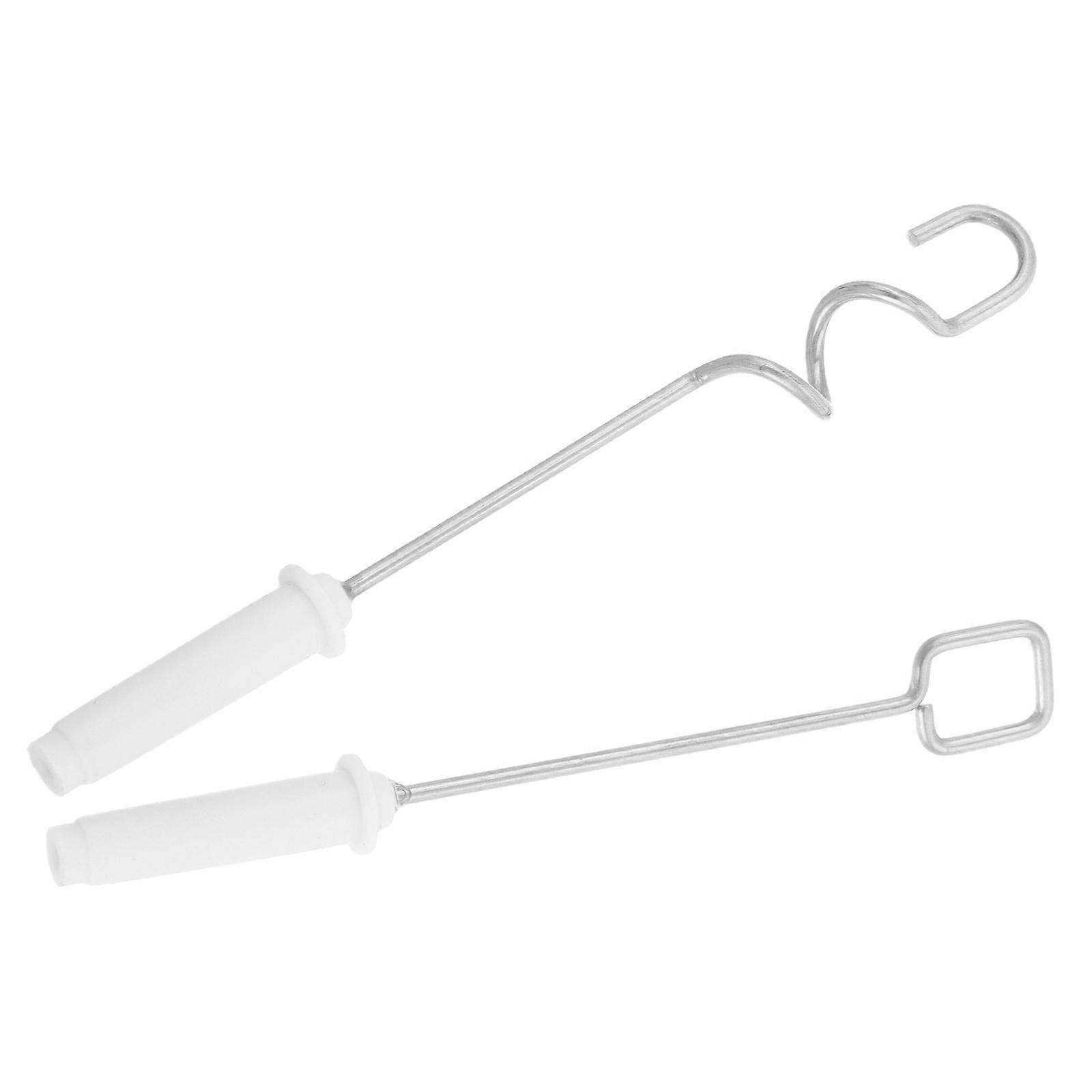 Mix Colors Tools Mixer Head Square Shape For Decorating Resin Mixing Tools Metal 2Pcs