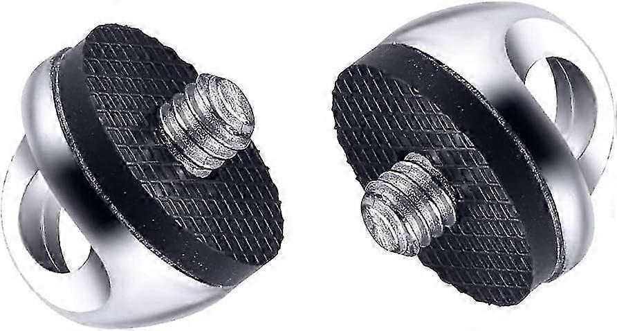 2pcs Quick Install Metal Screw for 1 4 20 Quick Release Camera Neck Strap