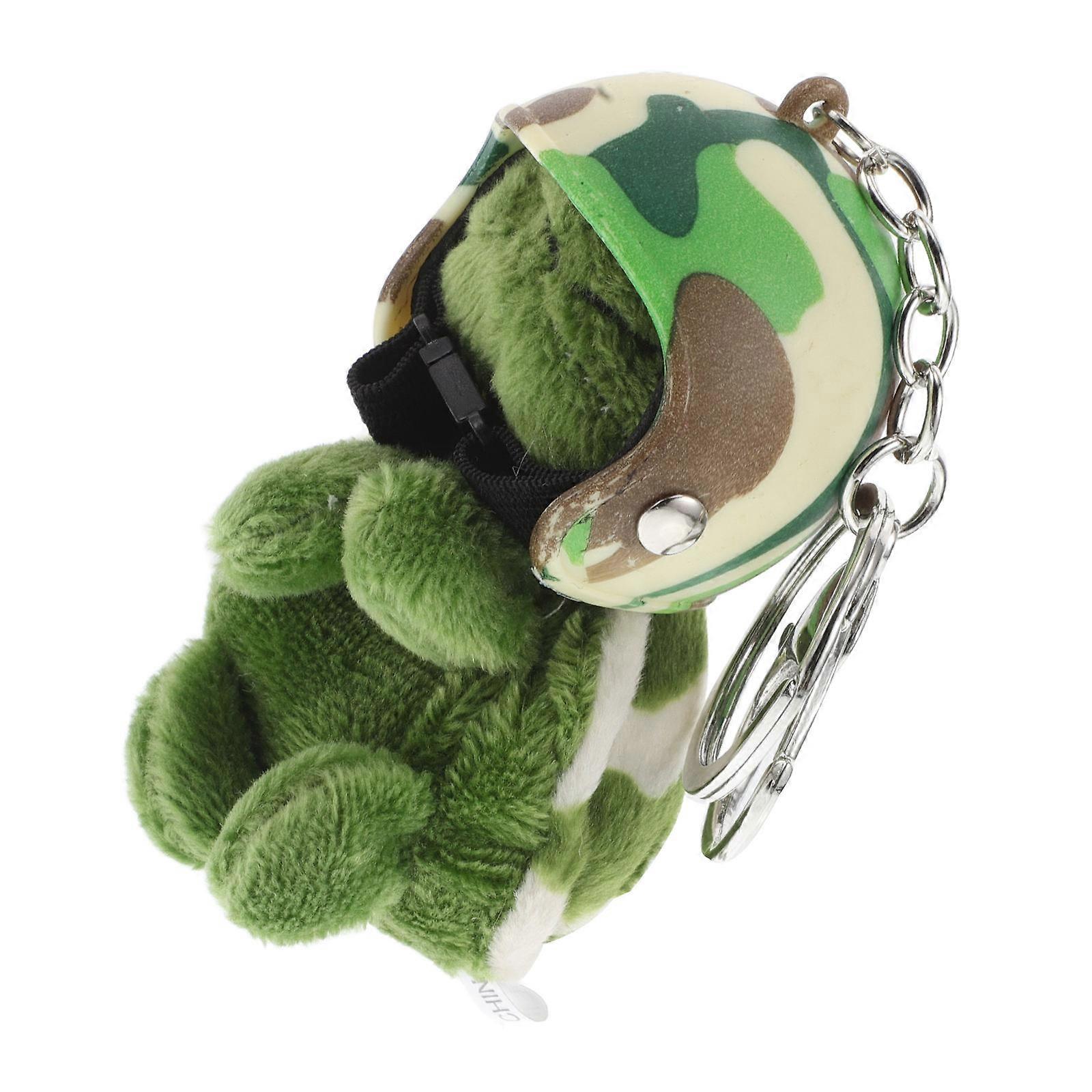Cute Plush Turtle Keychain with – Bright Green Sea Animal Backpack Pendant Hanging Decor for Keys, Purses, and Bags – Adorable Turtle Ornament for