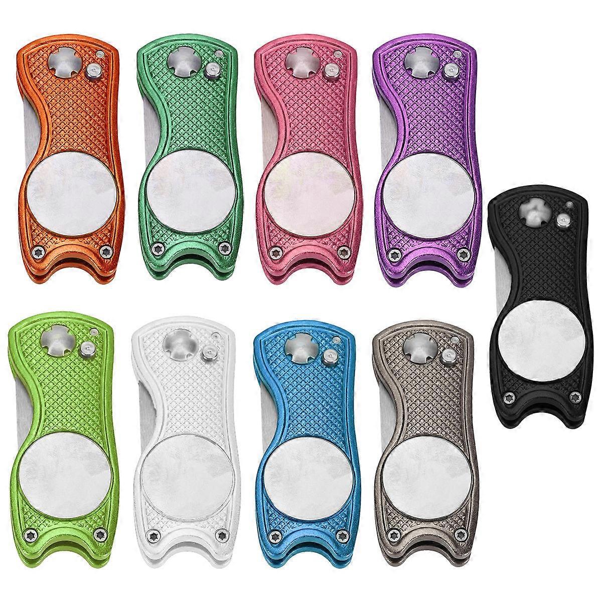 Golf Accessories Divot Tool Foldable Stainless Steel 4.5×1.2×0.6in For Golfing 1Pack