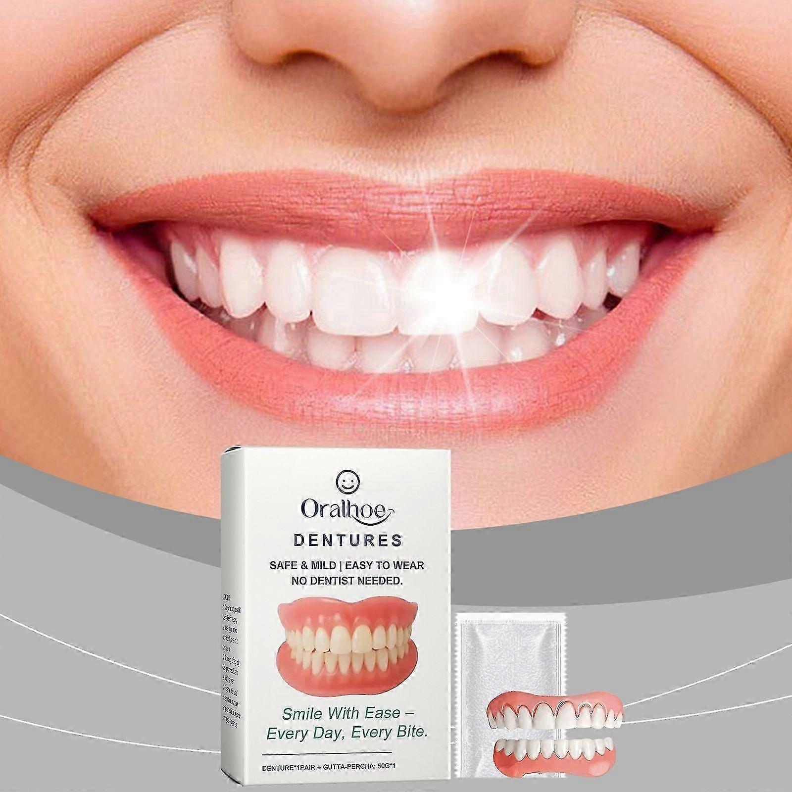 Silicone Reline Denture Set, Silicone Denture Set, Silicone Reline Kit for Dentures, Denture Repair Kit, Soft Silicone Denture Reline Kit