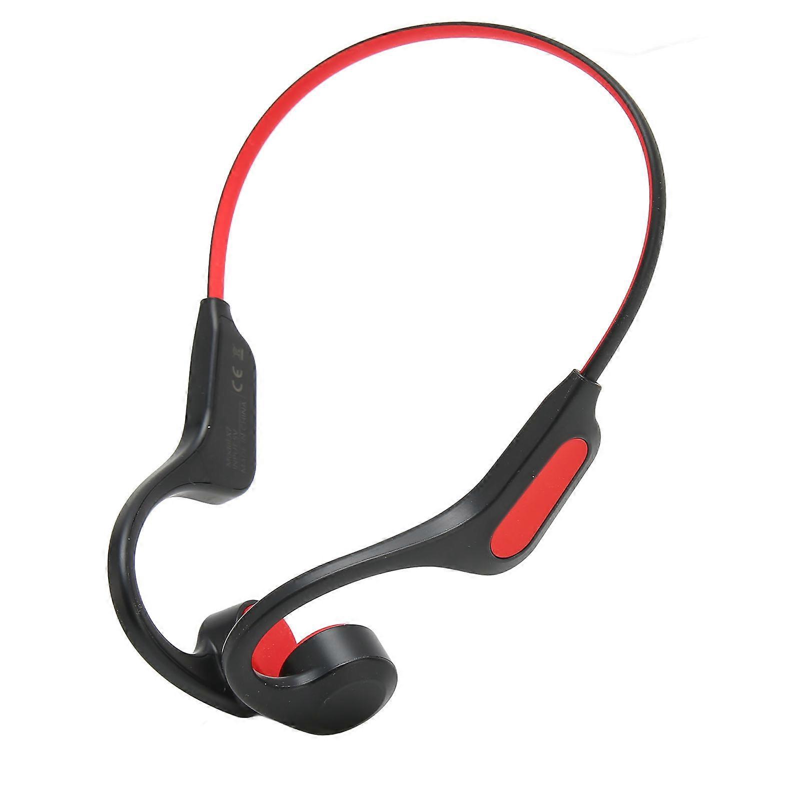 Bone Conduction Bluetooth Headset Noise Cancellation Rechargeable IP56 Waterproof Stereo Wireless Sports Headset 