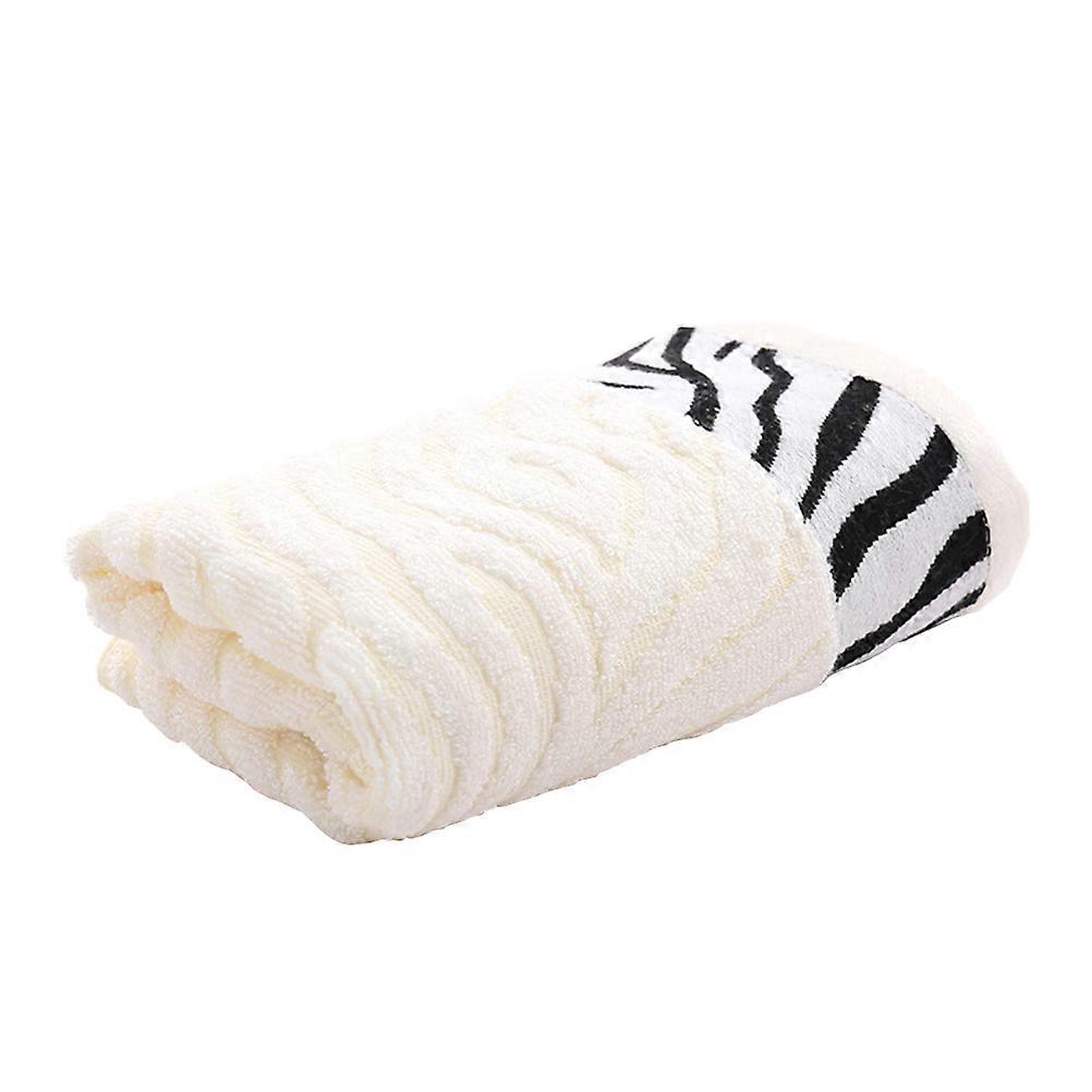 Bamboo Bath Towel Super Absorbent Hand Towel Comfortable Washcloth Bathroom Towel Machine Washable Light Beige 1Pack