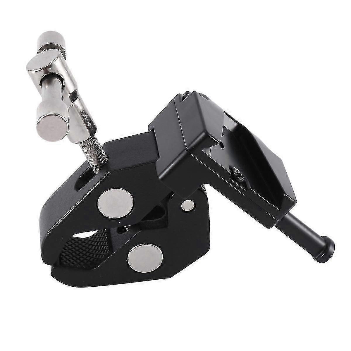 Super Crab Clamp with T Handle & Universal V-Lock Mount Quick Release Adapter for DSLR Camera Batte hwy