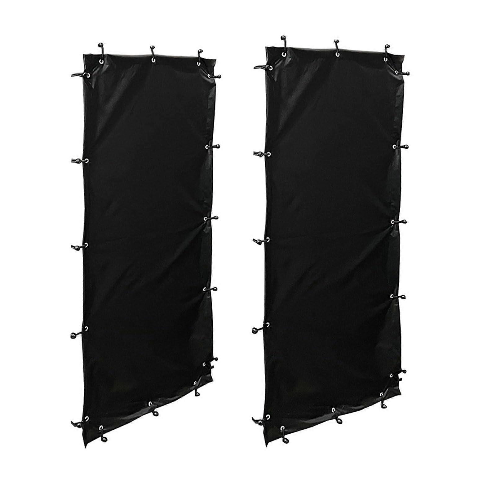 Firewood Weatherproof Curtain Set, Durable 26 x 58 Inch Polyester Panel for Wooden Frames, Ideal for Camping and BBQ