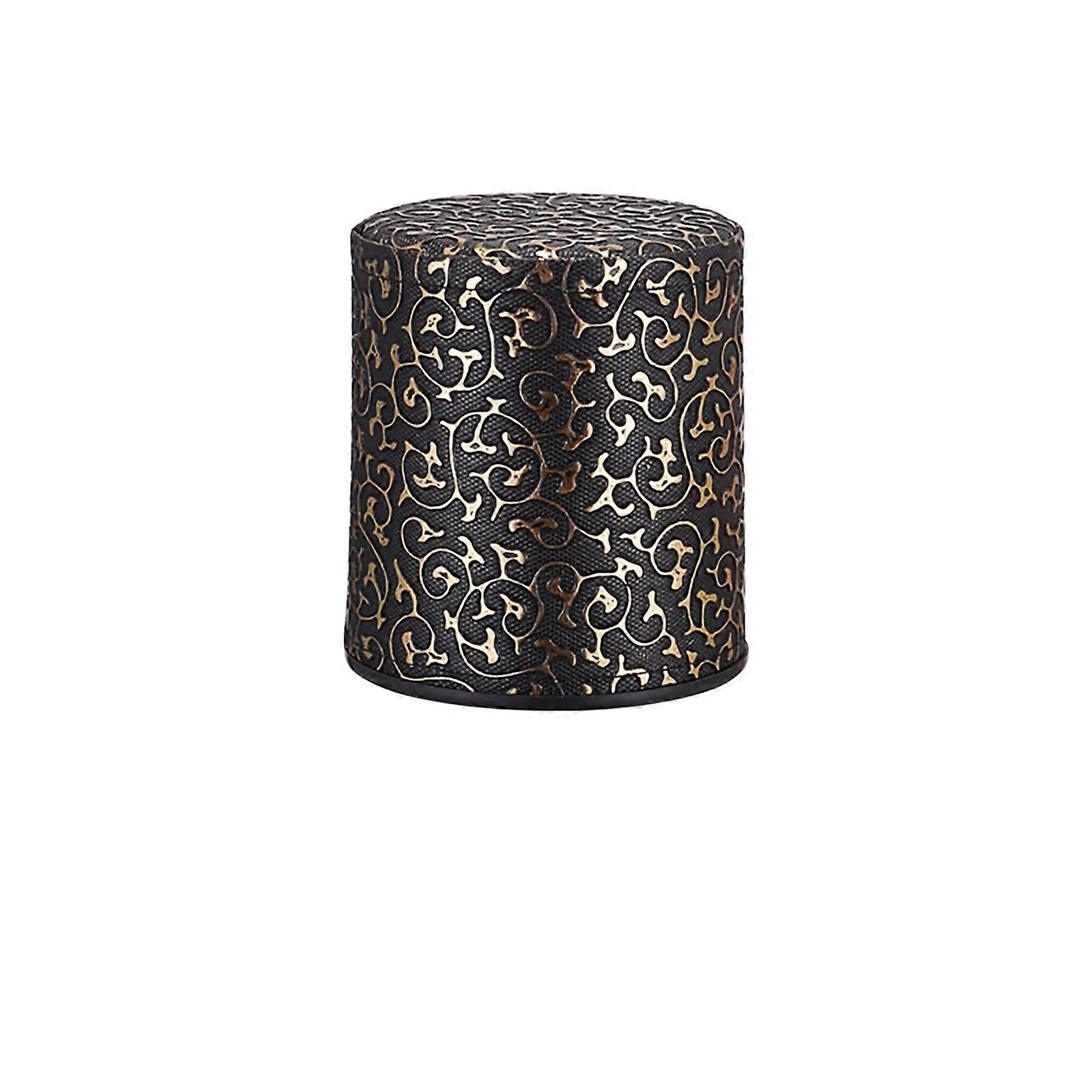 Dice Cup for Liars Dice Games, Brown Leather & Plastic, Stylish Design, Ideal for Game Nights and Parties