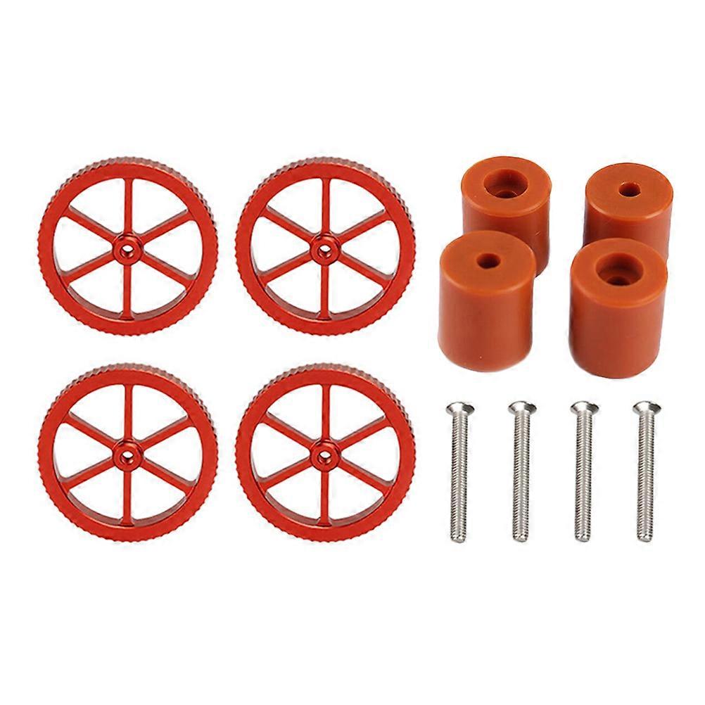Metal Leveling Nuts Set 3D Printer Nozzles Kit Sturdy and Square Shape Easy to Install 1Set