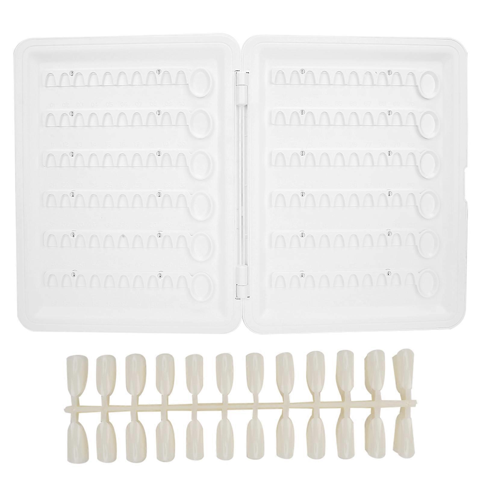 Nail Tip Display Book Nail Polish Color Template Display Board Color Card Manicure Tool