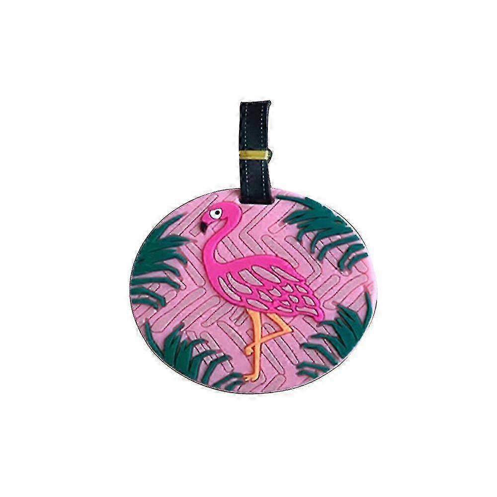 Unicorn Ice Cream Slippers Luggage Tag with Name and Address Label for Travel