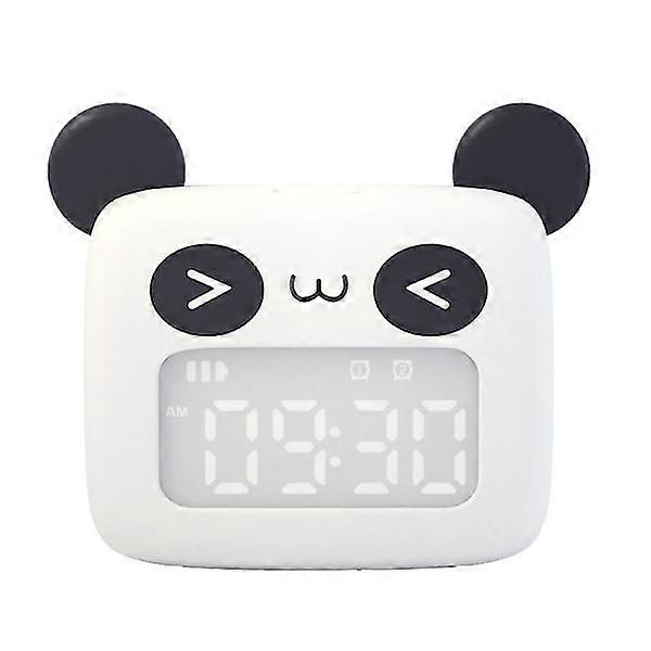 Mini Smart Digital Alarm Panda Clock Alarm, Cute and Functional Alarm Clock for Kids and Adults