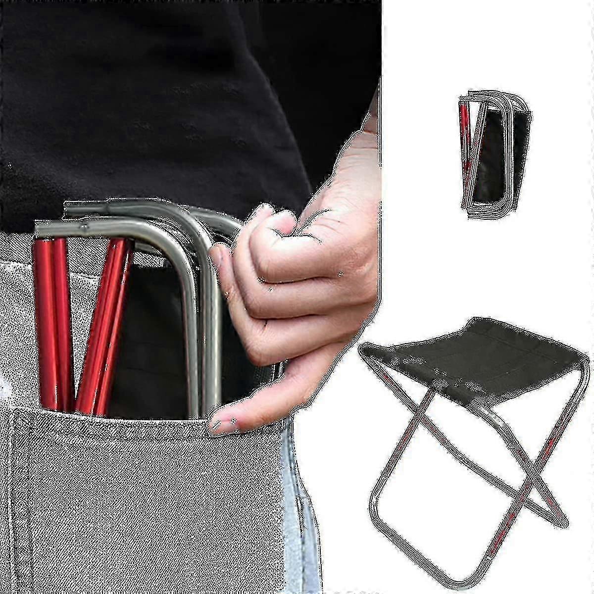 Camping Folding Stool Mini Outdoor Collapsible Slacker Chairs Seat