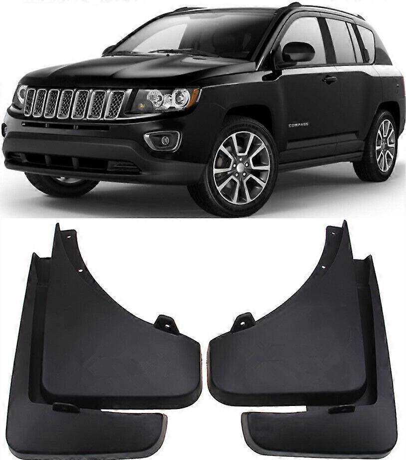 Compatible New Rear Molded Splash Guards Mud Flaps For 2011-2016 Jeep Compass