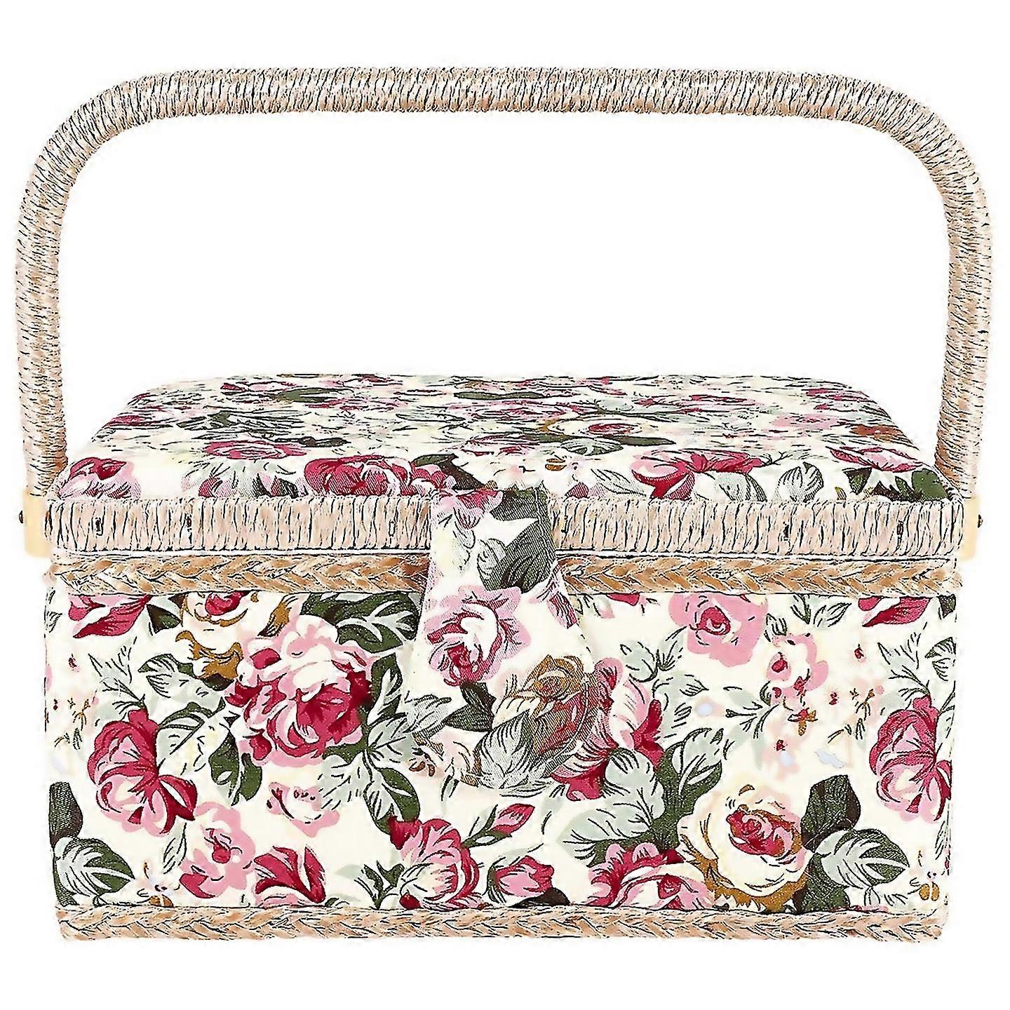 For Extra Large Sewing Basketfor Needles Thread Tape Measure