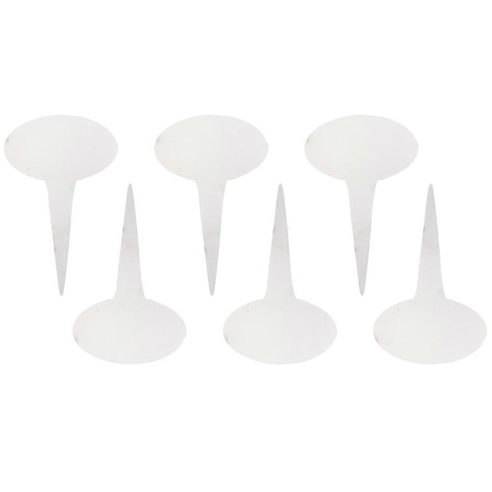 Garden Planting Labels Acrylic Plant Name Tags Gardening Supplies Small Size Nursery Pots Use 6Pcs