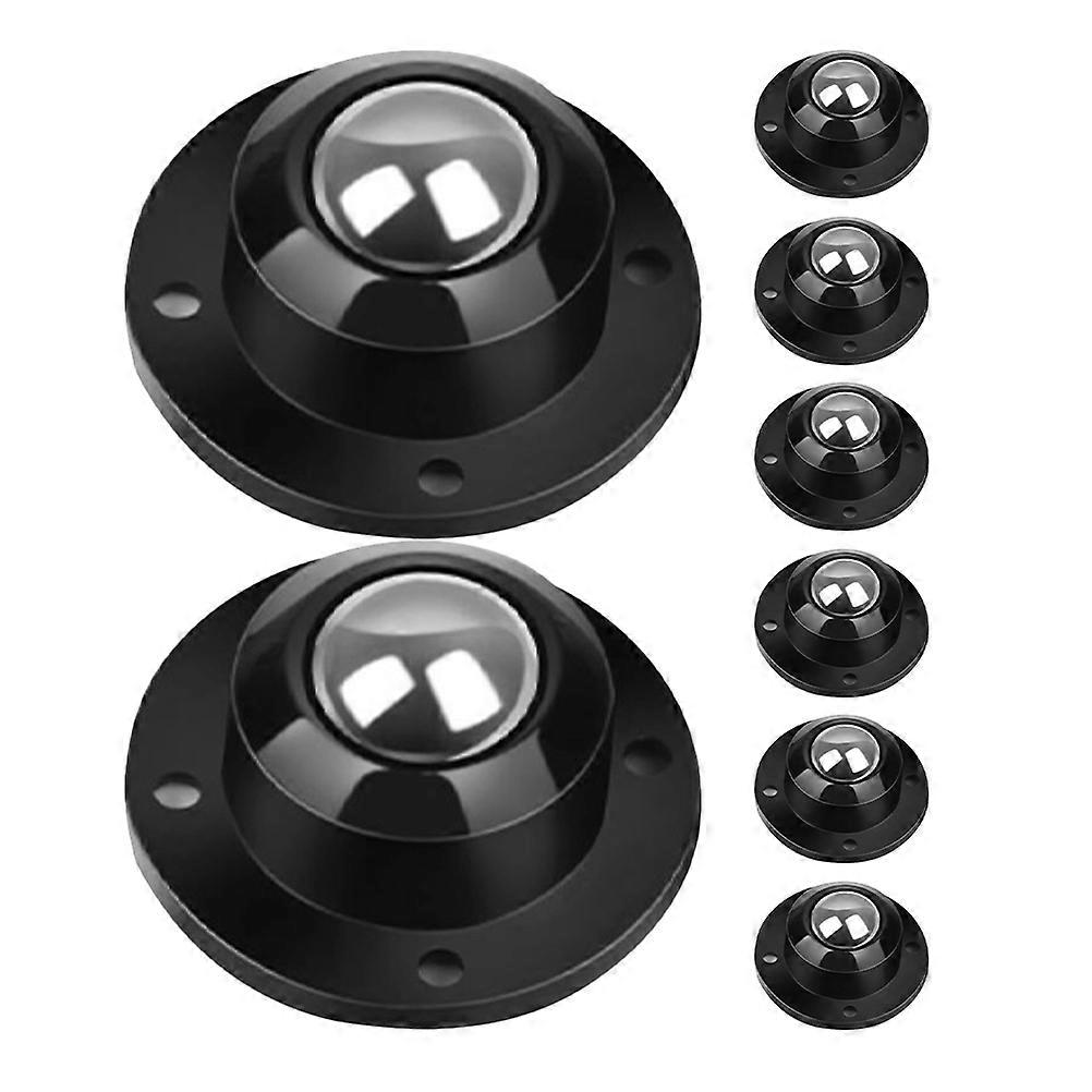 8pcs Mini Swivel Wheel Appliance Wheel Adhesive Caster Trash Can Wheel Swivel Caster