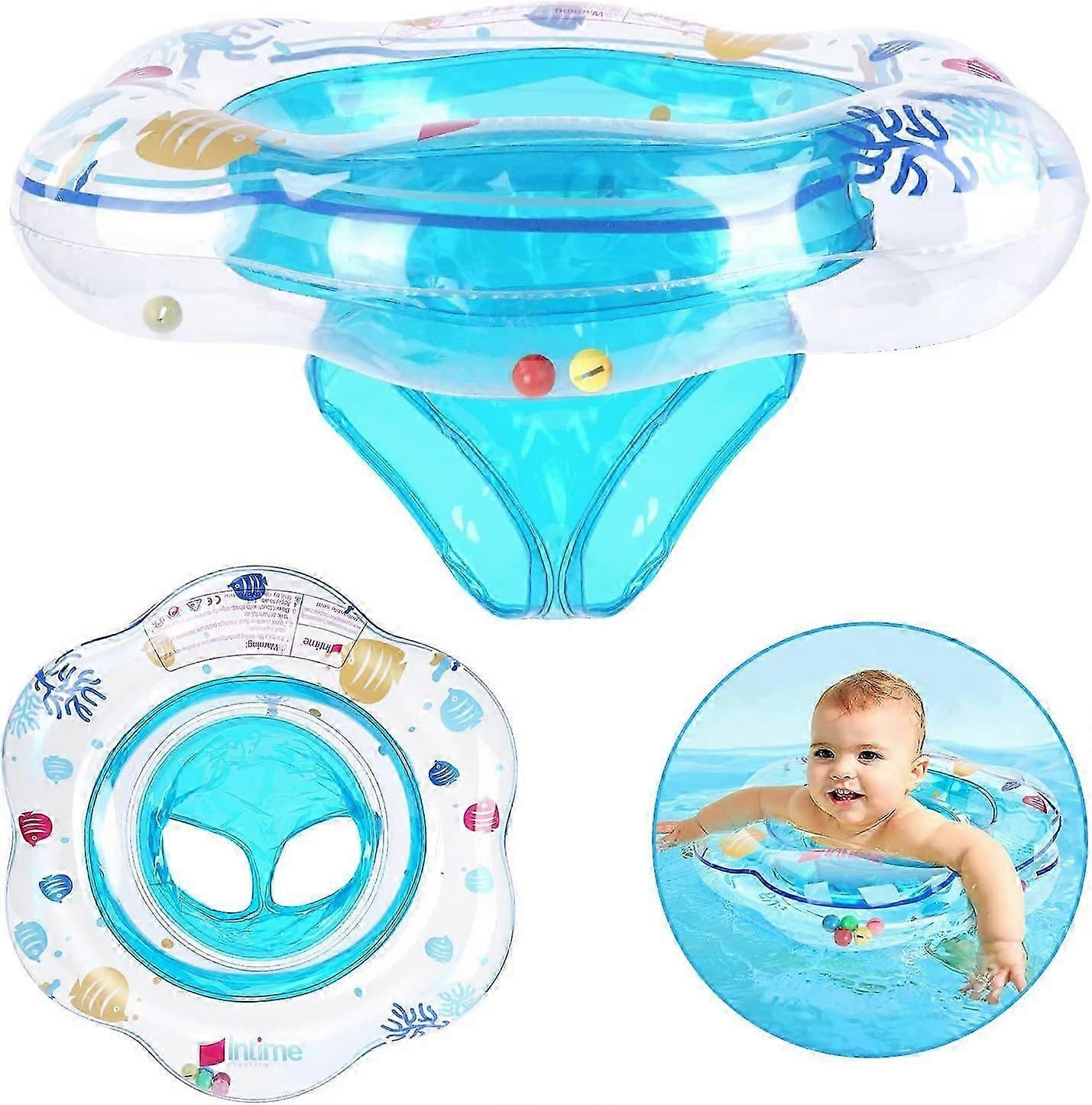 Baby Buoy, Baby Swim Ring, Floating Baby Swim Ring with Seat, Pool Float Suitable for 6-36 Months Baby