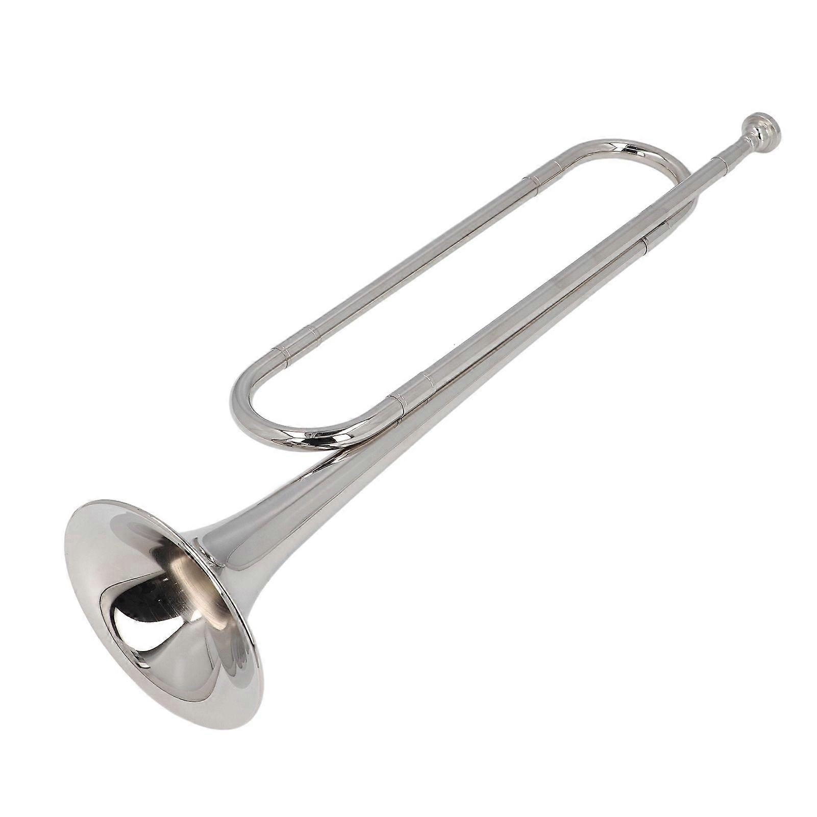 Bugle Horn Instrument Brass Cavalry Trumpet Professional for Military Orchestra BB Key