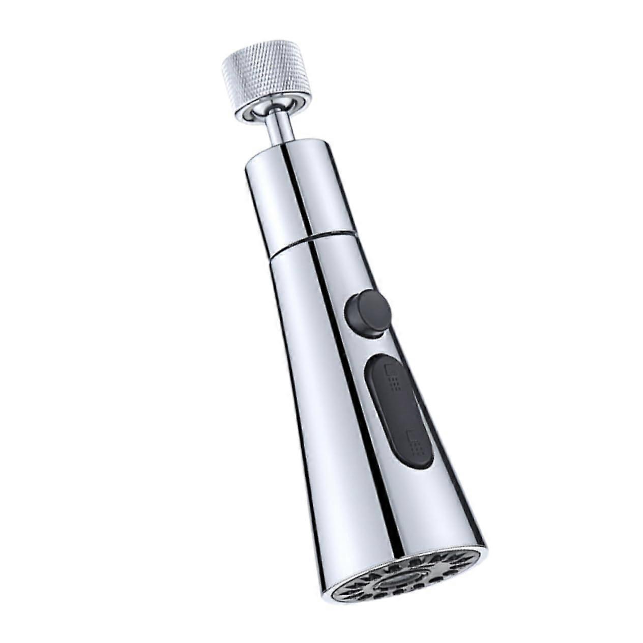 Faucet nozzle for sink, splashproof spray head with outlet modes, rotatable, installable for kitchen and bathroom, compatible
