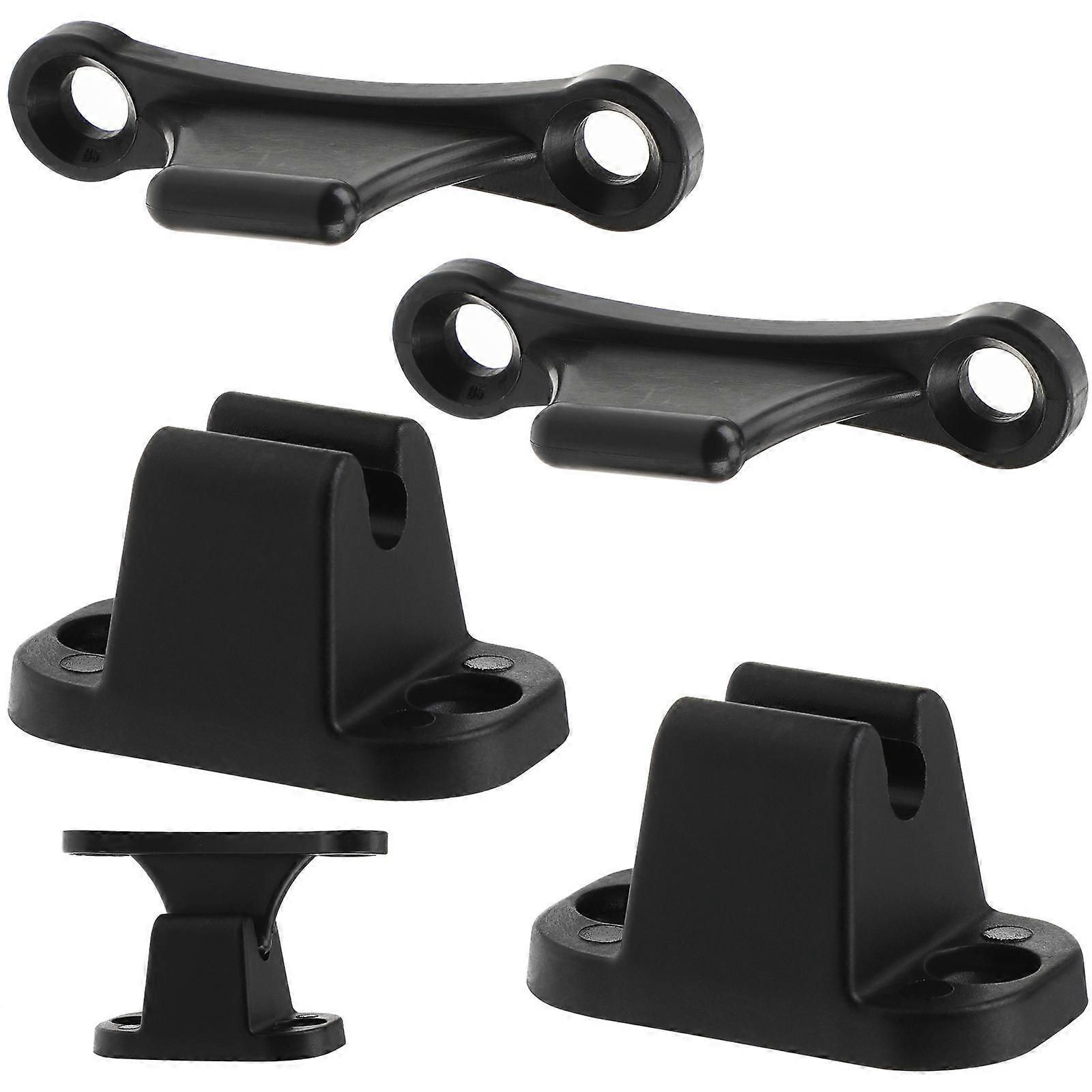 2 Pcs T Shaped Door Stoppers Retainer Tools with Latch Holders for Motorhome Campervans