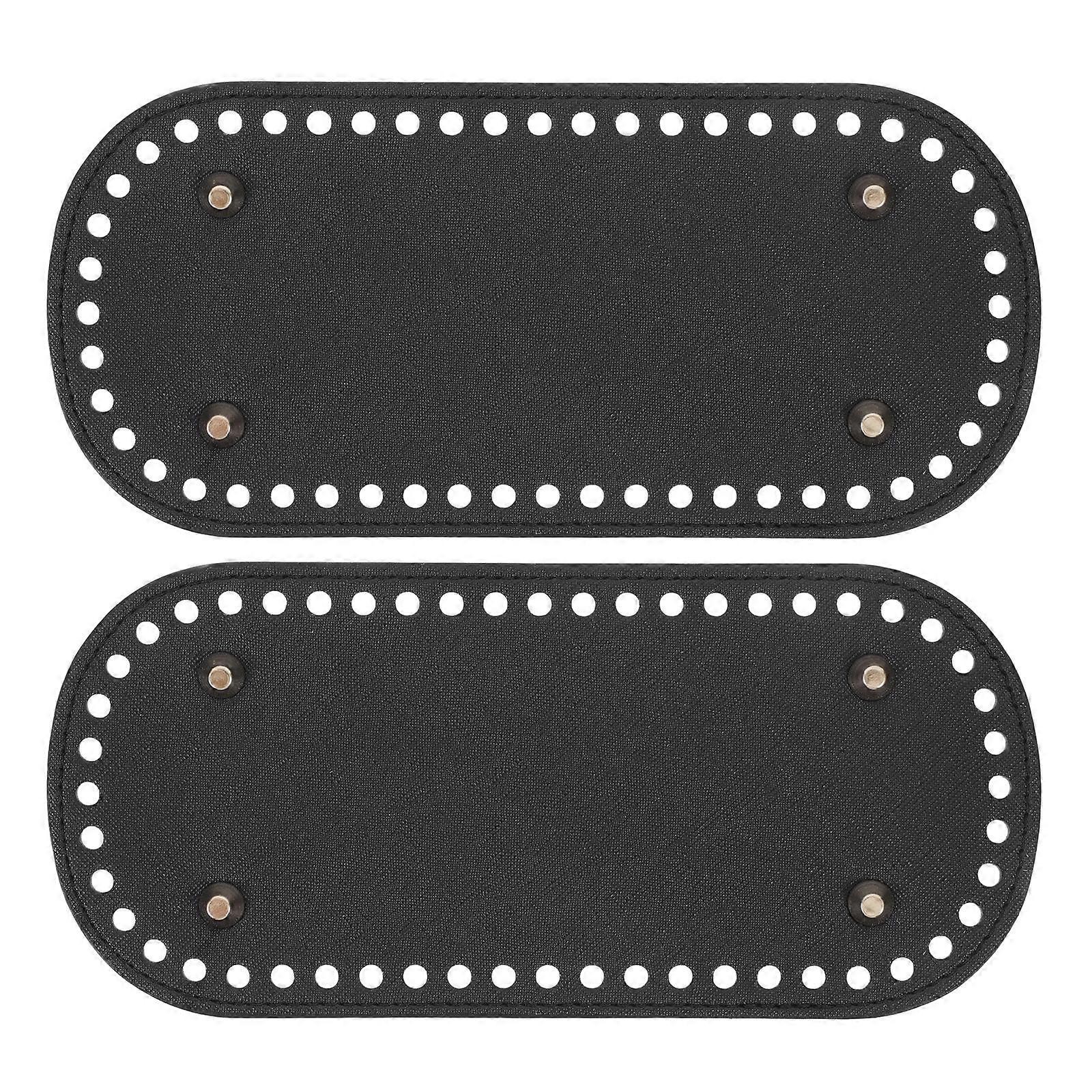 2pcs Handcrafted Durable Artificial Bottom for DIY Handbags & Crochet Projects – Versatile Sewing & Weaving Accessory