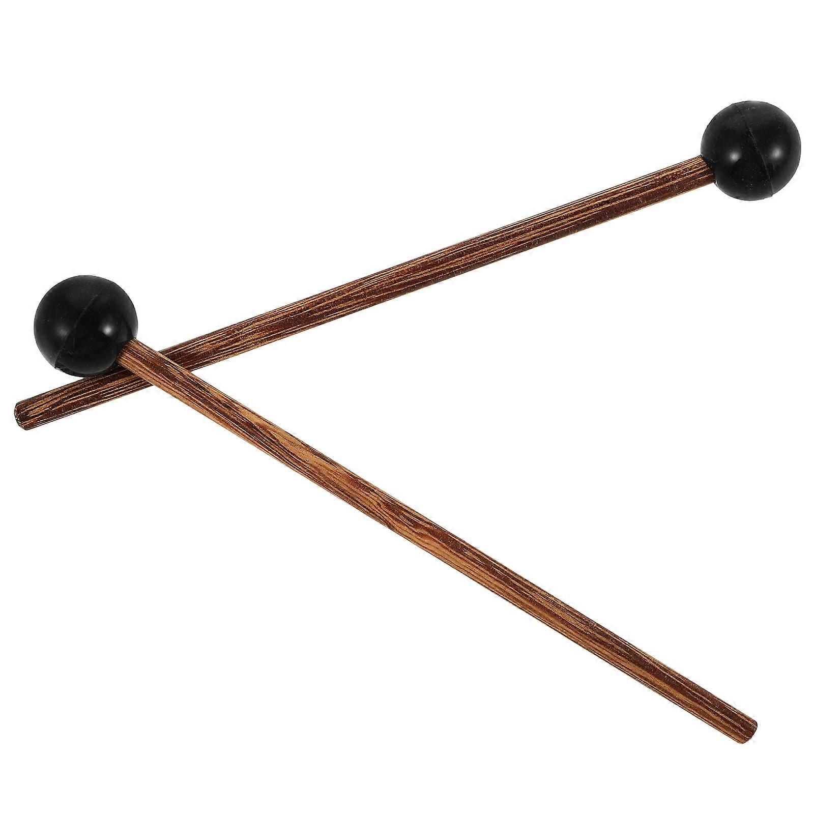 2pcs Durable Rubber Head Mallets for Steel Tongue Drum, Xylophone & Percussion – Lightweight, Comfortable Grip, Versatile Use for Musicians & Students