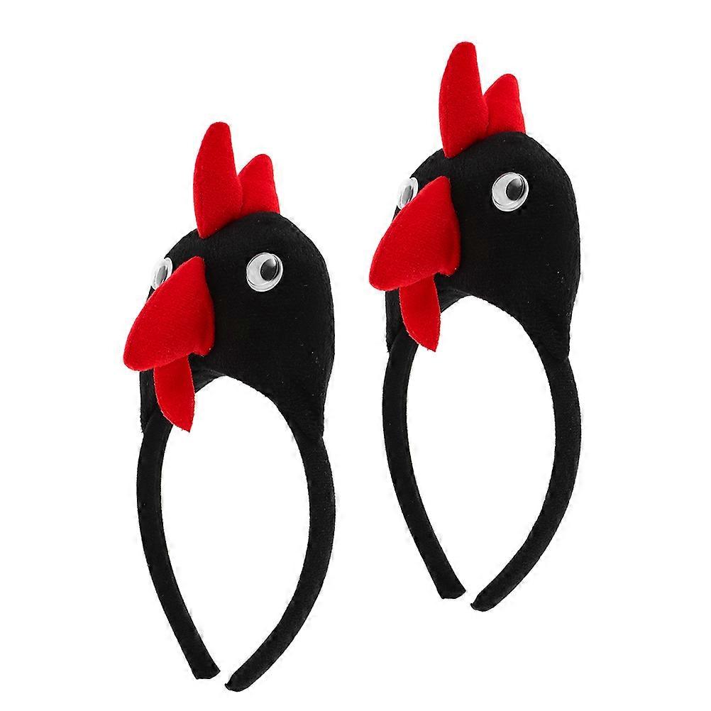 Cute Halloween Chicken Headband for Decoration Plush Plastic Size Fits All