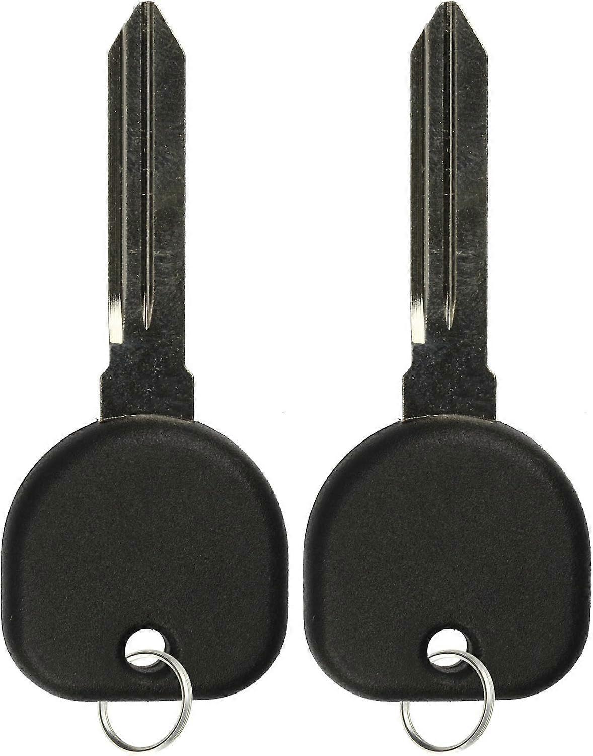 KeylessOption Uncut Ignition Transponder Chip Key Blank Chip Replacement for