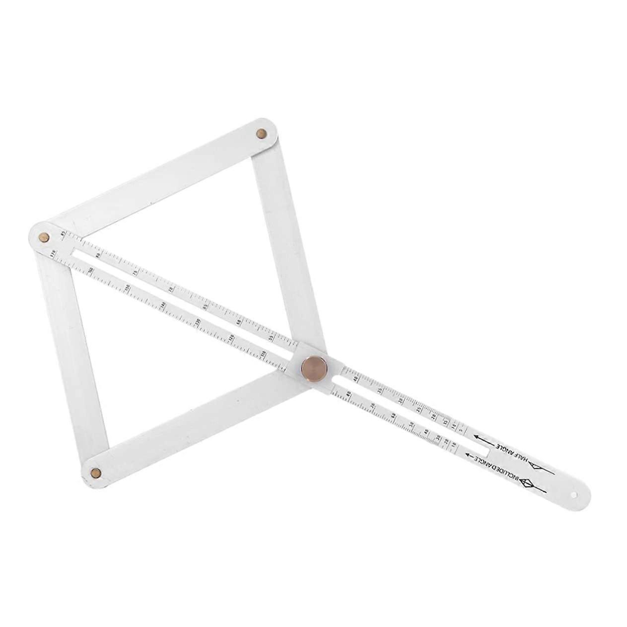 Multifunctional miter ruler for tile and stone work