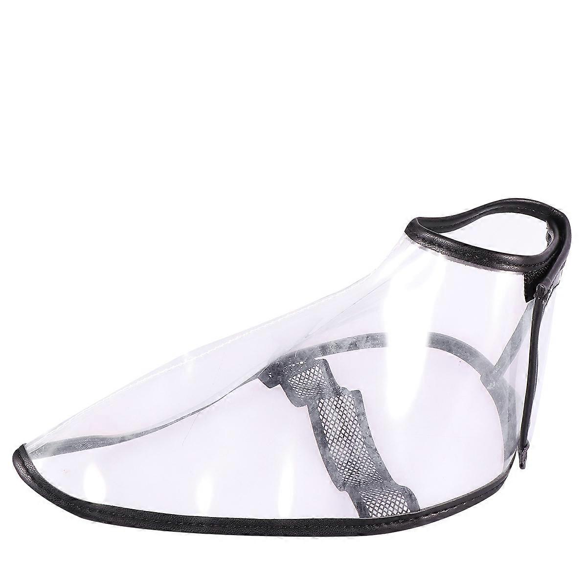 Transparent Silicone Barber Shoes Cover for Hairdressing Use Easy Wear Durable Design Size S