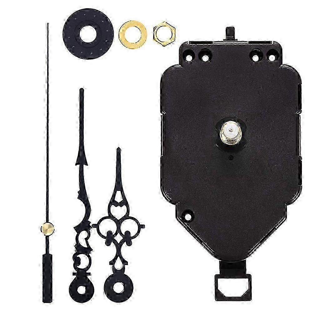 Replacement Pendulum Clock Movement Long Shaft Quartz Mechanism Length 0.9 Inch/