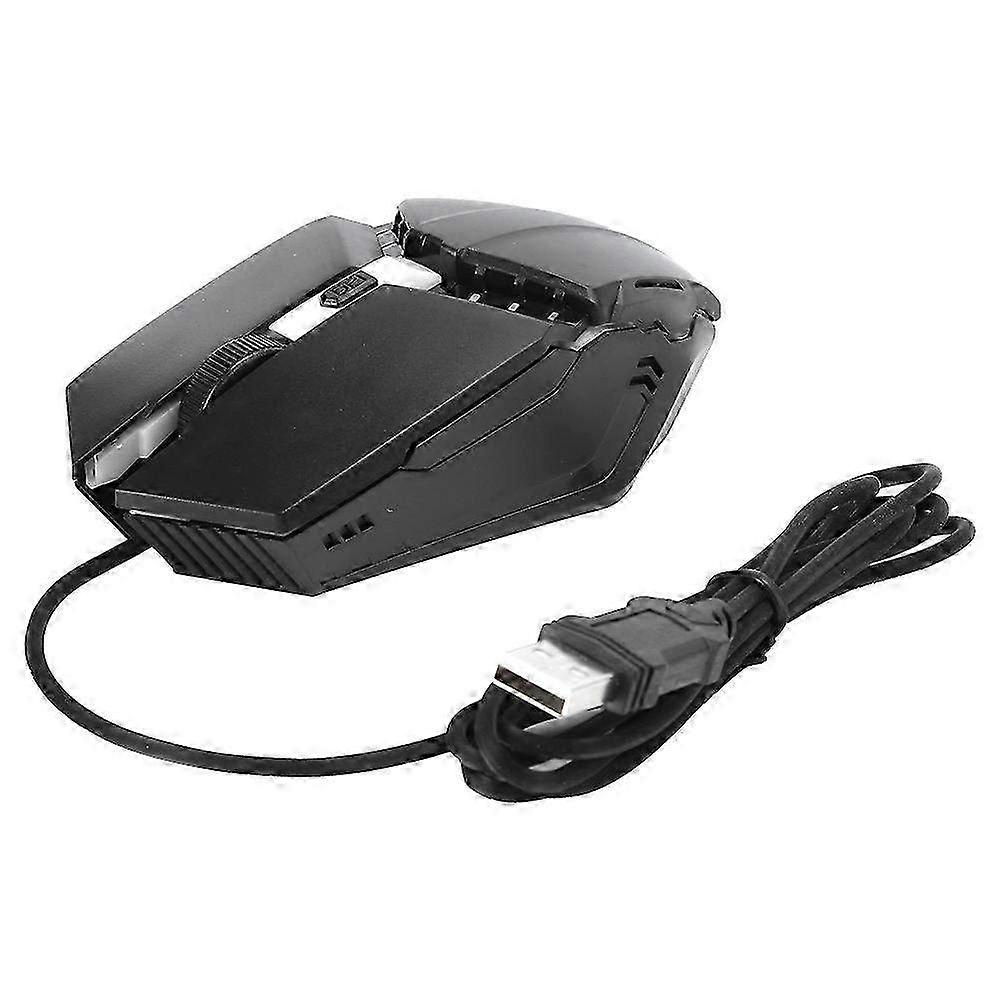 Sensitive Feedback ABS Gaming Mouse for Mobile Games - Quick Response Black Wireless Gaming Equipment Set