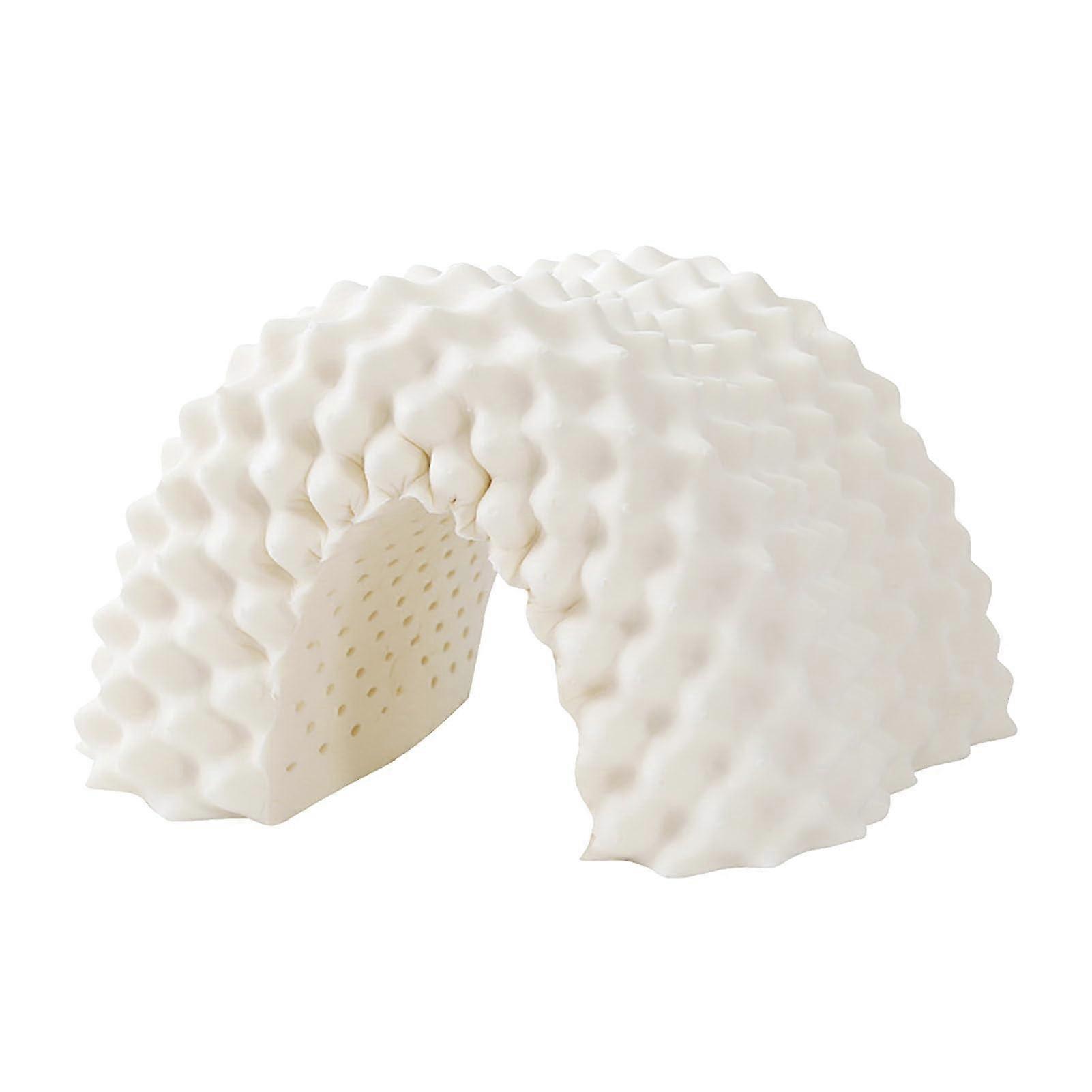 Soft Latex Pillow for Deep Sleep, 35 x 55 cm Large Neck Support, Comfortable Cervical Protection, Durable Latex Material