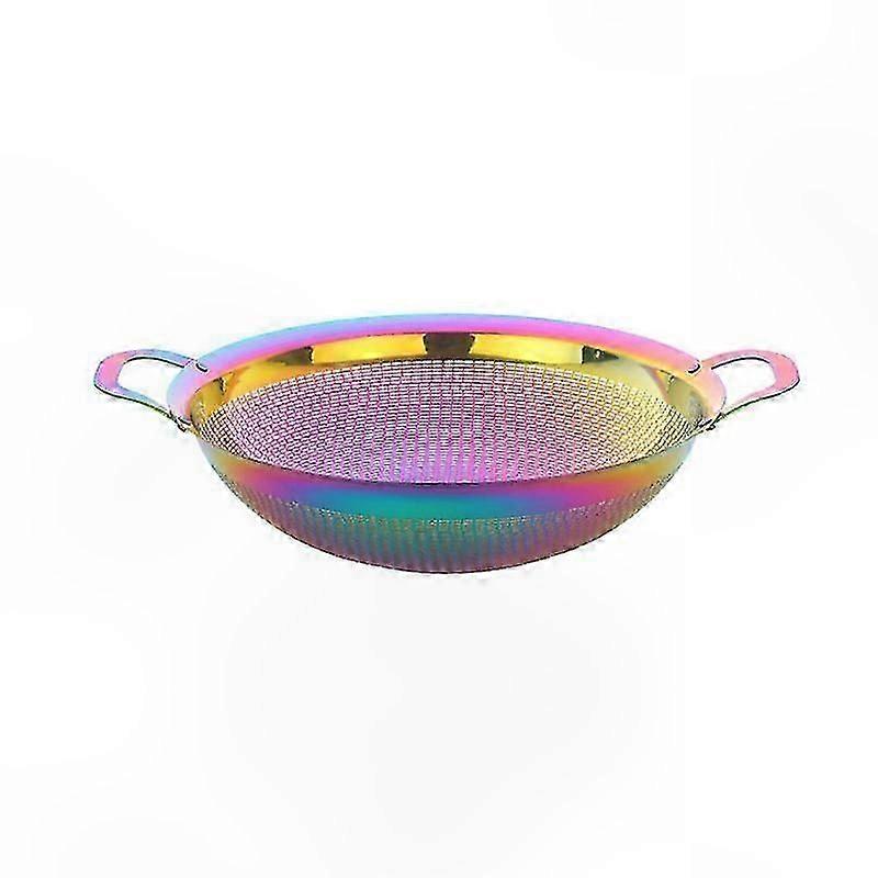 Stainless Steel Mesh Strainer with Handle for Rice and Vegetables Kitchen Essential Tool