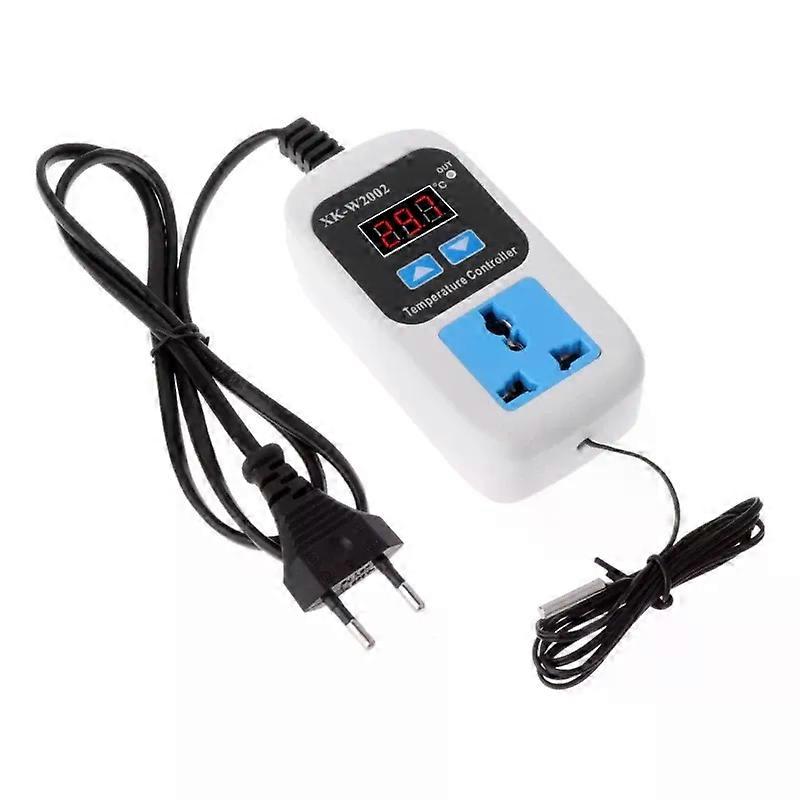 Digital Thermostat Plug Regulator-50 - 110C Temperature Controller Switch AC 110-220V Microcomputer With NTC Sensor