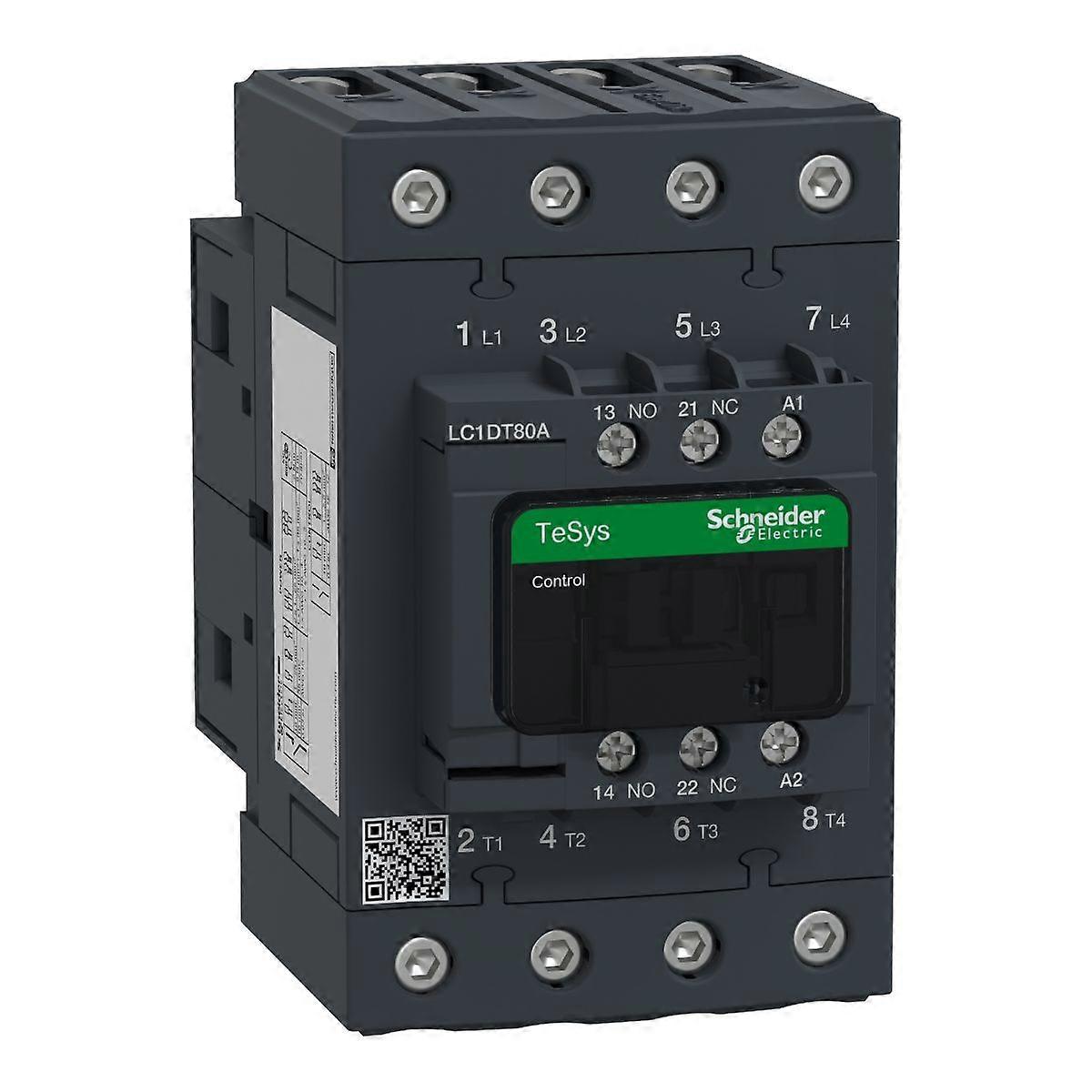 Schneider Contactor 80a 220v Ac Coil 4 Pole Lc1dt80am7
