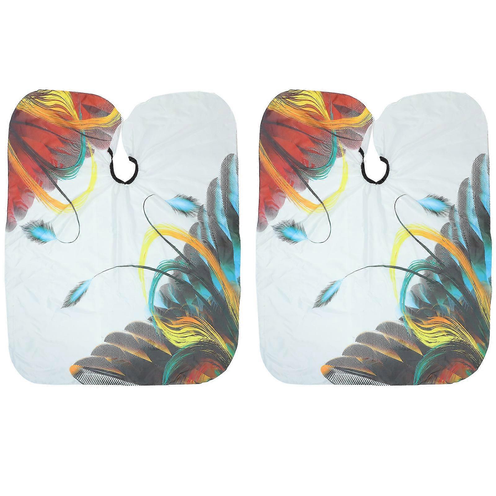 Cape de coiffure imperméable (2 pièces) pour usage domestique